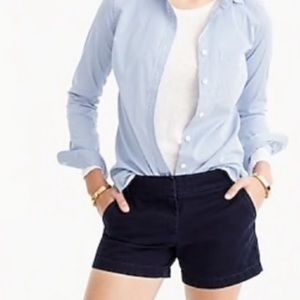J Crew Navy Chino Shorts Size 6